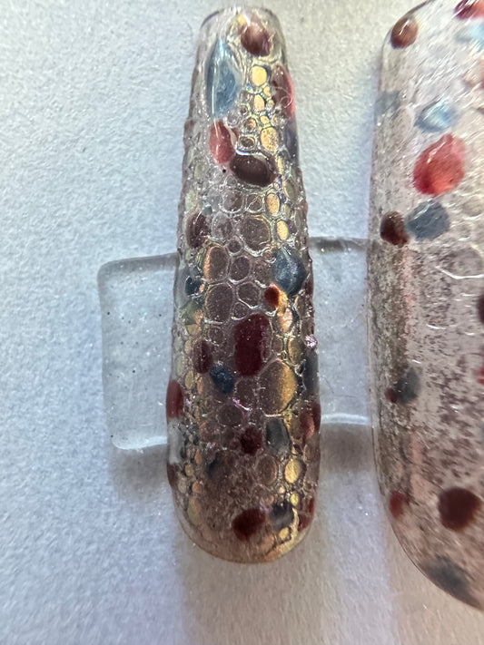 Cat eye chrome bubbles